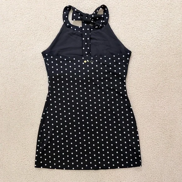 Kate Spade x Beyond Yoga Polka Dot Athletic Tank Top with Bow Accent - Picture 2 of 8
